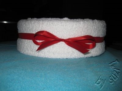 свадебный торт из полотенец