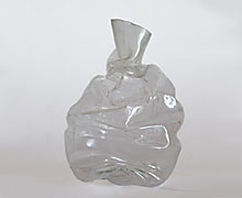 ваза из пластиковой бутылки
